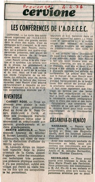 Les conférences de l'ADECEC