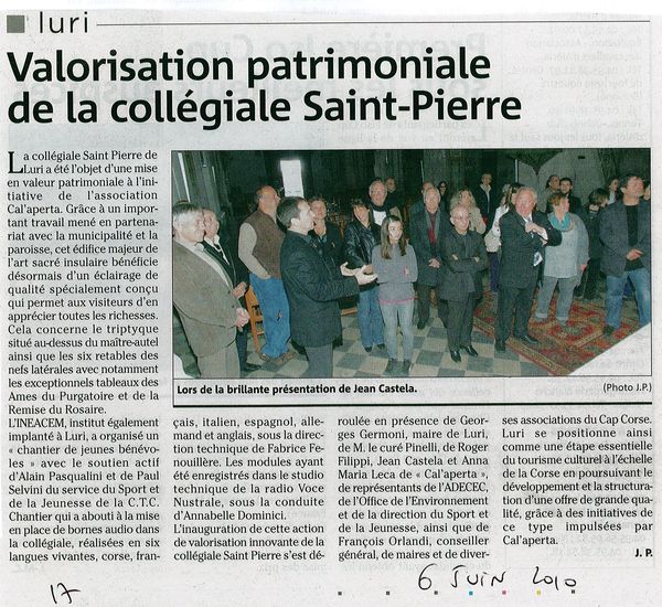 Valorisation patrimoniale de la collégiale Saint-P