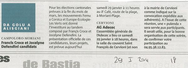 AG de l'ADECEC 2
