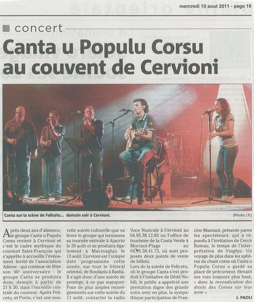 Canta U Populu Corsu