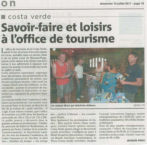 Office de tourisme de Costa Verde