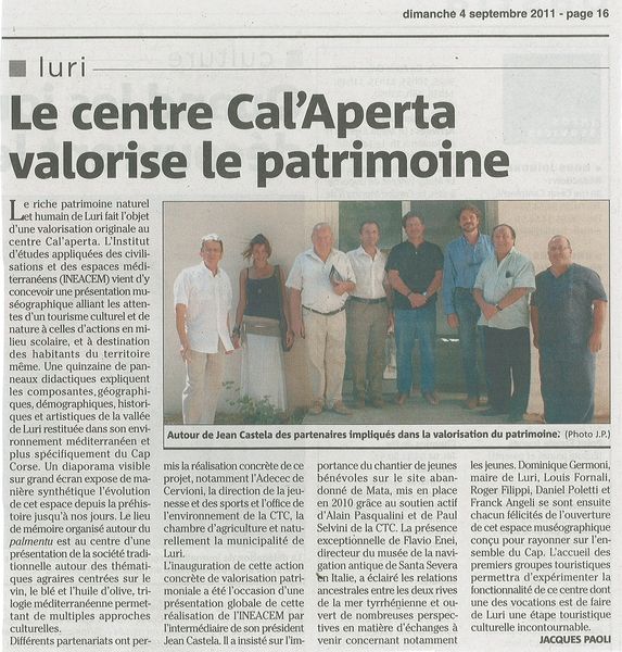 Le centre Cal'Aperta