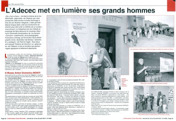 L'ADECEC met en lumière ses grands hommes
