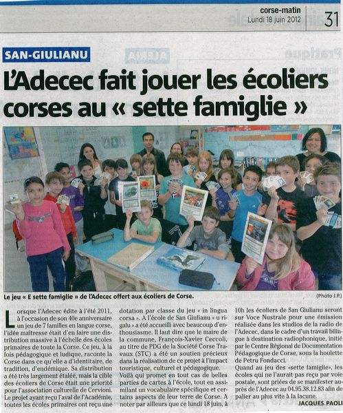 Sette famiglie