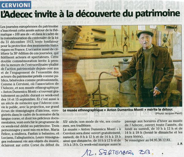 L'ADECEC invite à la découverte du patrimoine