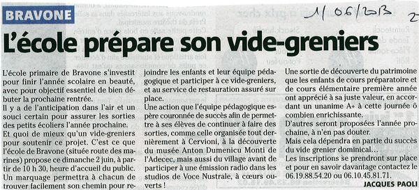 L'école prépare son vide-greniers