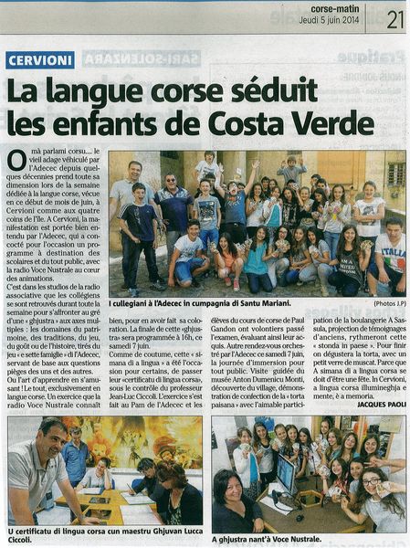 Simana di a lingua 3