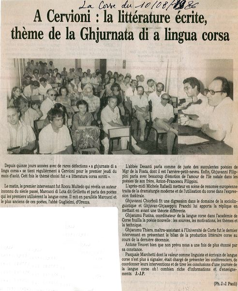 A literatura corsa scritta 4