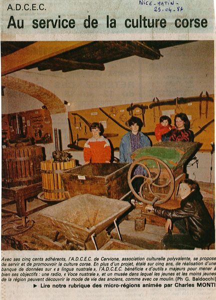 Au service de la culture corse 1