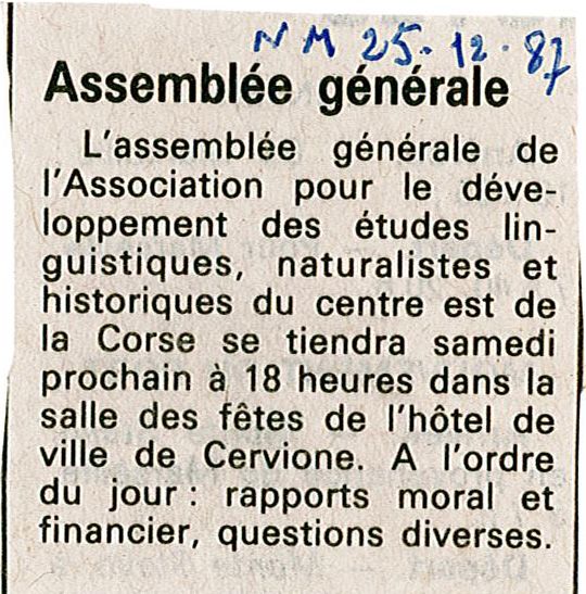 AG de l'ADECEC 2