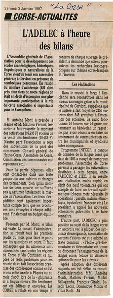 L'ADECEC a l'heure des bilans