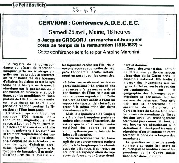 Gregori marchand banquier