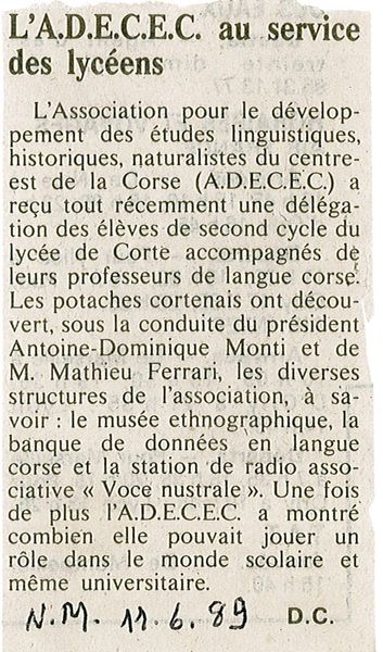 Au service des lycéens