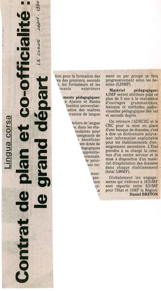 Contrat de plan et co officialité