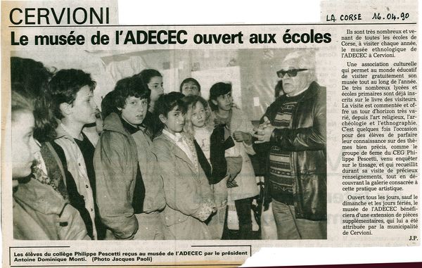 Le musée ouvert aux écoles