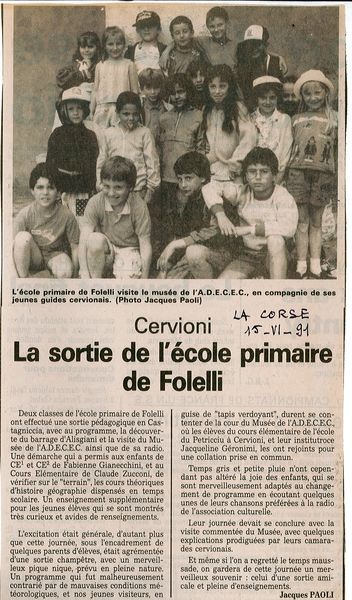 Sortie école primaire Folleli musée 1