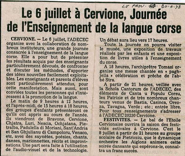 Journée de l'enseignement de la langue 1