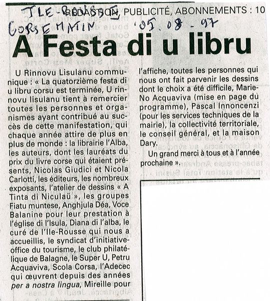 A fiera di u libru
