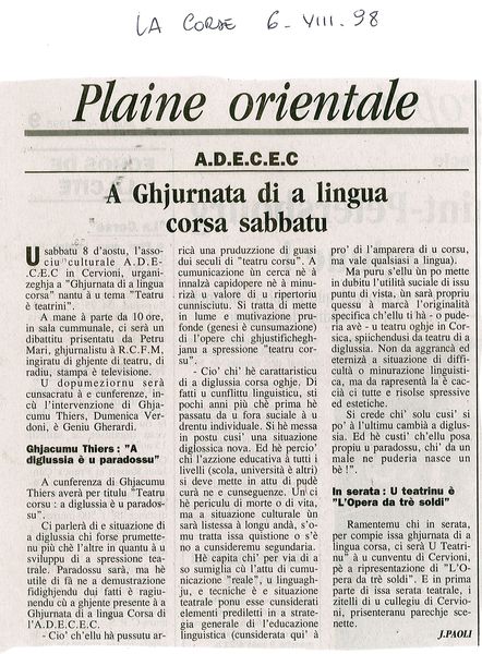 Teatru e teatrini 1