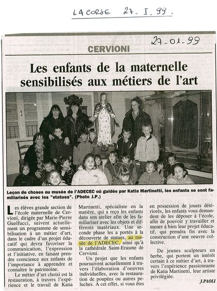 Visite des maternelles