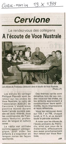Rendez-vous des collégiens