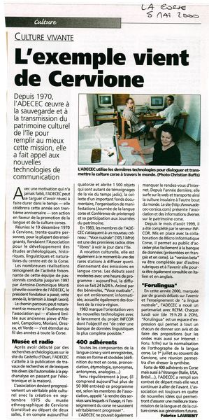 L'exemple vient de Cervione