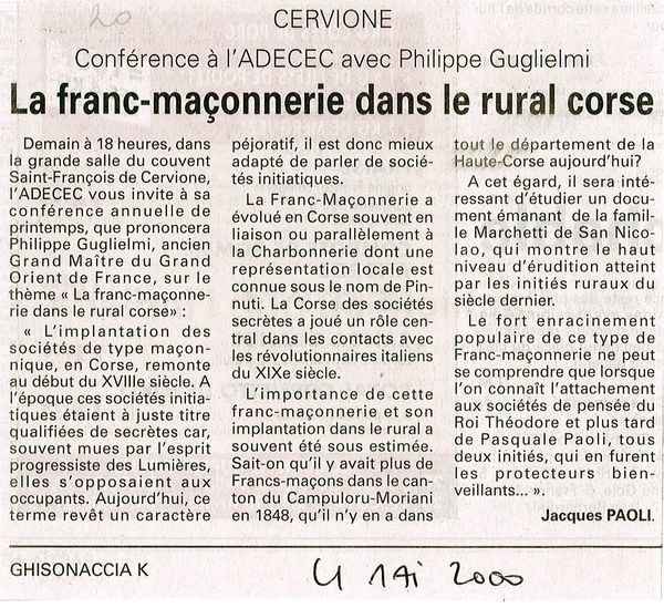 Philippe Gugliemi franc maçonnerie 1