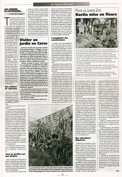 Visiter un jardin en Corse