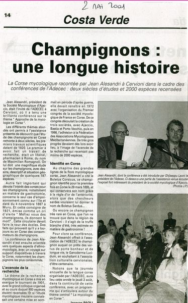 Jean Alessandri champignons
