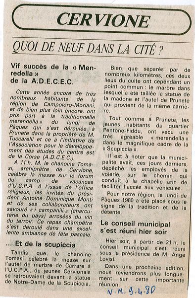 Merendella de l'ADECEC