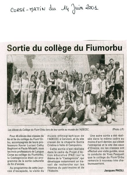 Collège Fiumorbu
