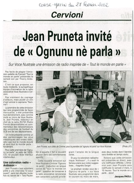 Jean Pruneta invité de 