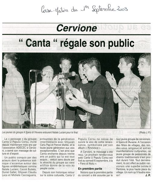 Canta U Populu Corsu 2