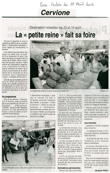 Destination noisette 1