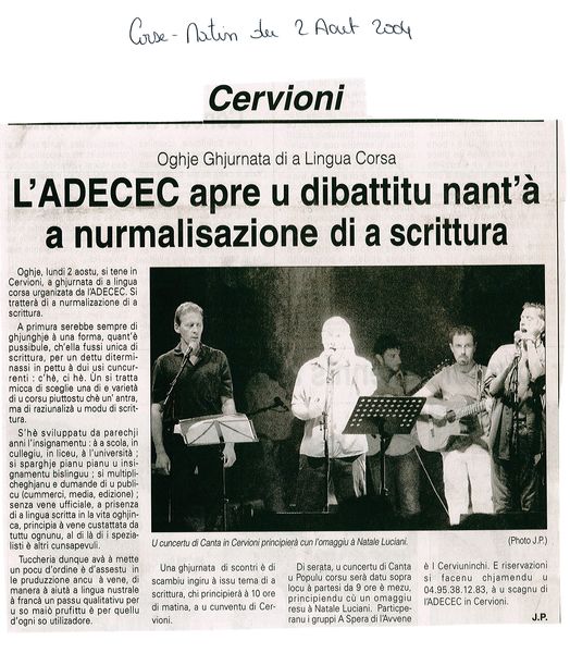 Scrittura di a lingua 3