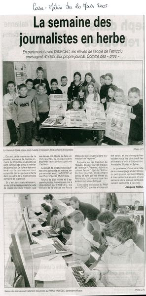 La semaine des journalistes en herbe