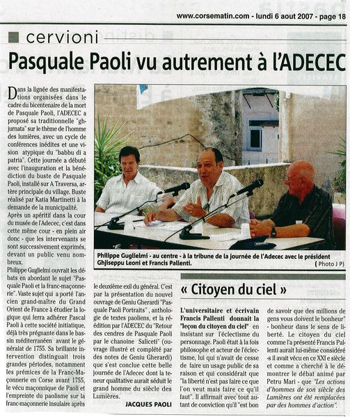 Journée Pasquale Paoli 3