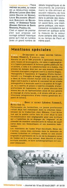 Prix du livre Corse 2