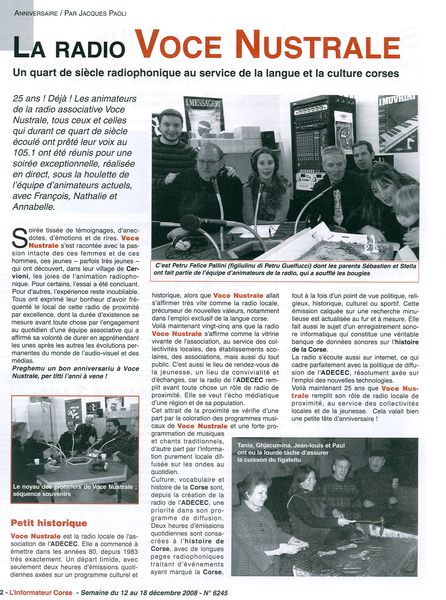 Les 25 ans de Voce Nustrale 2