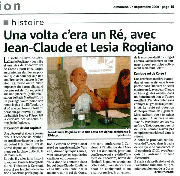 Conférence de Jean-Claude Rogliano 2