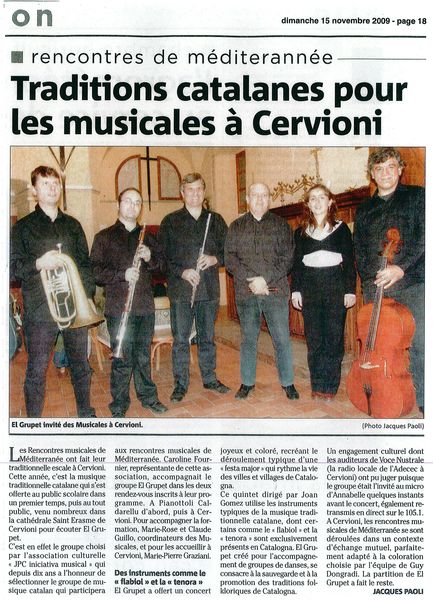 Rencontres musicales de méditérranée